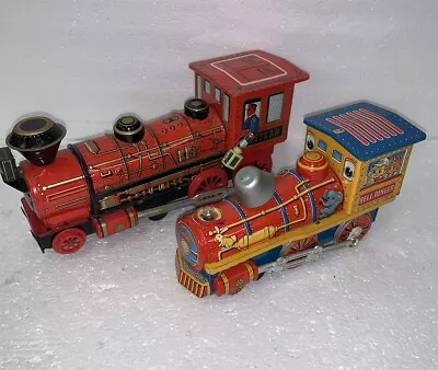 Vintage Modern Toys Circus Bell Ringer Western Locomotive Tin Toy B/o Japan • $34.99