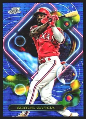 2023 Topps Cosmic Chrome Blue Moon Refractor /99 Adolis García #191 GS1 • $14.25