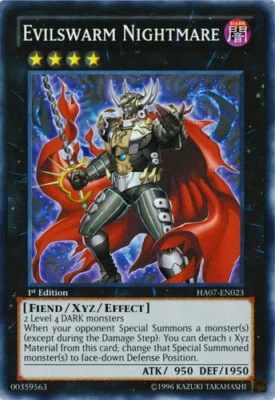 $7.95 • Buy Evilswarm Nightmare Super Rare Hidden Arsenal 7 -- Yugioh Card