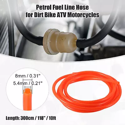 Motorcycle Dirt Bike Fuel Vent Line Hose Petrol Gas Tube 0.31'' X 10ft Red • $12.99