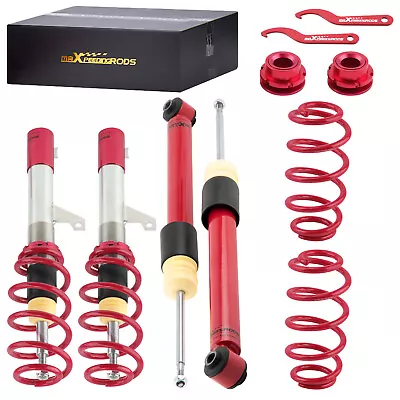 Set(4) Coilovers Shocks Struts For VW 06-09 GTI 03-07 Golf MK5 Adjustable Height • $211.97