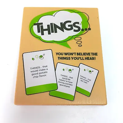 $7.99 • Buy The Game Of Things Humor In A Box Card Game By Play Monster Children And Adults