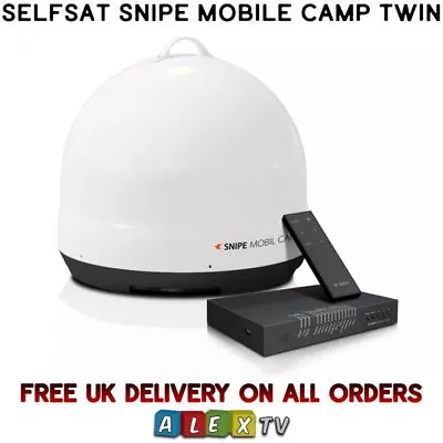 Selfsat Snipe Mobil Camping Twin GPS Automated Portable Satellite Mobile Dish • £999.95