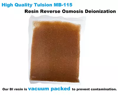 £134.95 • Buy Tulsion Ion Exchange DI Resin MB-115 For RO Aquariums Vessels Window Cleaning