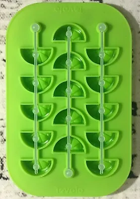 Martha Stewart COCKTAIL Ice Cube Mold Lime Citrus Shape +Stick Silicone BPA Free • $12