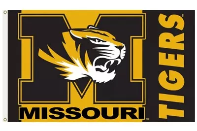 NCAA Licensed University Of Missouri MIZZOU Tigers Large 3x5 FLAG W/2 Grommets • $15.99