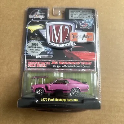 Rare M2 Machines Detroit-Muscle 1970 Ford Mustang Boss 302 Chase Pink 1/492 • $145.99