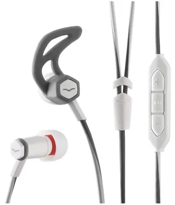 V-MODA Forza FRZ-I-White In-Ear Hybrid Sport Headphones With Built-In Microphone • $12.71