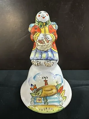 Vintage Russian Majolica BELL Figurine Hand Painted • $24.99