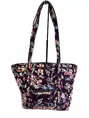 Vera Bradley Vera Tote Bag Indiana Rose Handbag Quilted Shoulder Bag Purse • $49.95