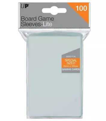 Ultra PRO '7 Wonders' Board Game Card Sleeves LITE Clear Size 65 X 100mm 100ct • $6.50