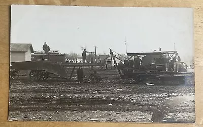 RPPC Road Or Farm Crew With Large Steam Tractor. (J.J. Kovar Crabgrass Killer) • $26.99