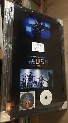 Muse   **HAND SIGNED By All Members**  20x30 Framed Display  ~  AUTOGRAPHED • £499.99