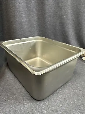 NSF Jr 57246 Pan Half Size Stainless Hotel Steam Table 80-4oz • $15