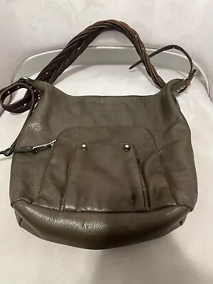 GRYSON Green Leather Crossbody Bag • $10.99