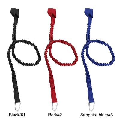 $10.99 • Buy Elastic Kayak Paddle Leash Fishing Rod Lanyard Cord Tie Rope With Safety Hook