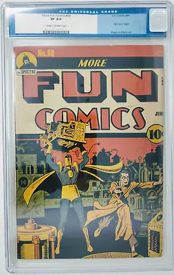 More Fun Comics #68 ~ 1941 Dc Comics ~ Cgc 8.0 Vf ~ Dr Fate Appearance • $6599.99