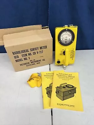 Victoreen Cdv-717 Model 1 Radiation Detector/survey Meter 19926 • $112