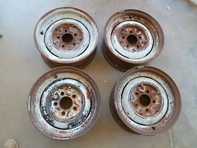 Set Of 4 - 15x6'' Steel Wheel / Rim 5 Lug Truck/Car Pattern 5.5  • $650