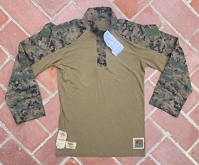 USMC Woodland MARPAT FR Combat Ensemble Shirt FROG Drifire MEDIUM REGULAR MR NEW • $299.99