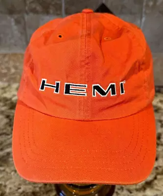 Hemi Dodge Cap Hat Adjustable Orange • $10