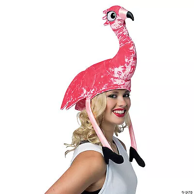 Deluxe Flamingo Hat Costume Halloween Hat Funny Cap Humor Cosplay Bird Silly • $126.09