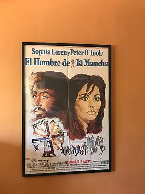 El Hombre De La Mancha Man Of La Mancha Spainish Movie Poster  • $15