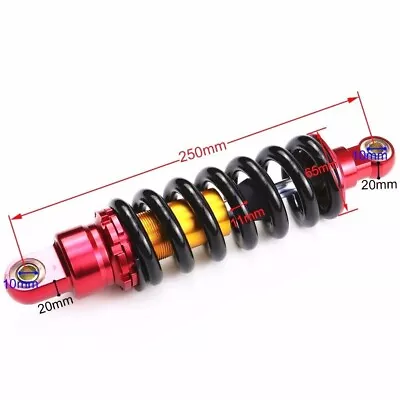 250mm 10'' Inch Rear Shock Suspension For Pit Dirt Bike ATV Quad Buggy Taotao • $54.94