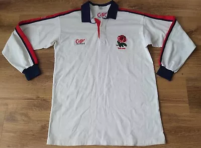 England Rugby 1993 - 1995 Cotton Traders Retro Shirt Jersey Long Sleeve • £3.20