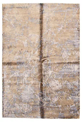 Traditional Hand Loomed Oriental Carpet 5'0  X 7'6  Viscose Area Rug • $373.40