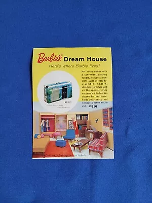 Vintage Barbie Barbie's Dream House Flyer • $10