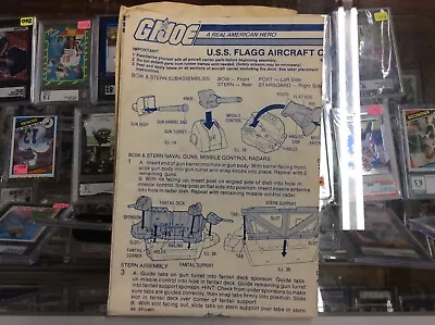 $79.99 • Buy GI Joe USS Flagg Aircraft Carrier Instructions Blueprints Vintage 1985