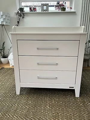 Mamas And Papas 3 Drawer Nursery Dresser Changer - White • £100