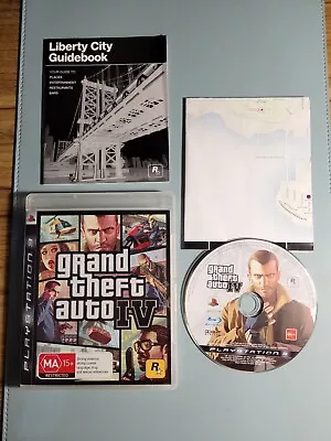 Grand Theft Auto IV 4  Ps3 (complete) MINT DISC / LIKE NEW  AUS • $10