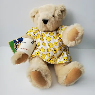 Vintage Jointed Get Well Soon Bear Vermont Teddy Bear Co Clean 16 Inch • $24.89