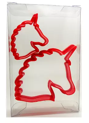 Unicorn Head Cookie Cutter Set Of 2 Biscuit Pastry Fondant Cutter • £3.49