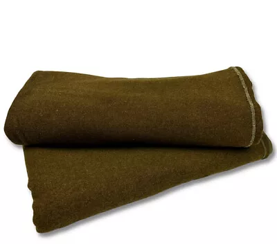 Vintage U.S. Made WWII Army Wool Blanket • $79.95