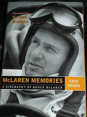 Book Bruce Mclaren Memories Eoin Young Le Mans 66 Gt40 1966 Can Am F1 • £79.99