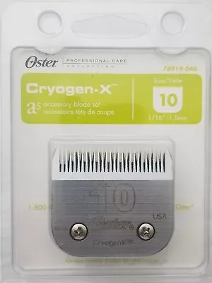 NEW Oster # 10 Golden & Turbo A5 Cryogen-x Clipper Blade 78919-046 FREE SHIPPING • $35.99