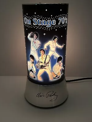 Elvis Presley Light Up Rotating Lamp On Stage 70’s Stars Twinkle Lights Vintage • $60