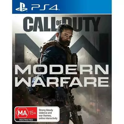 Call Of Duty Modern Warfare (PlayStation 4 PS4 2019 PAL) FREE POSTAGE  • $18