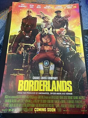 WonderCon SDCC 2024 BORDERLANDS Chaos Loves Company Poster 13.5x20 RARE PS5 • $20.95