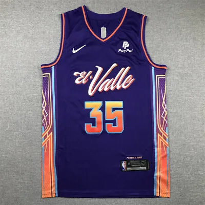 City Edition Kevin Durant #35 Phoenix Suns Basketball Jerseys Stitched Purple-* • £20.70