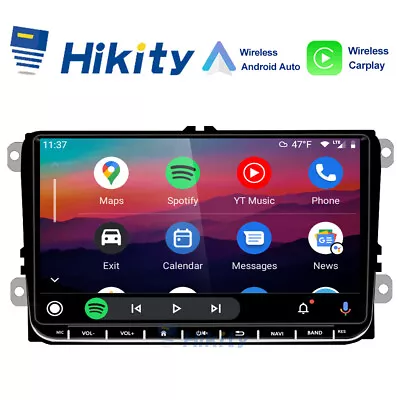 For VW Golf MK5 MK6 Jetta Passat CC 9  Android 12 Apple Carplay Stereo Radio GPS • $99.99