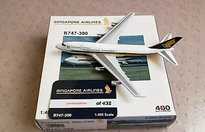 BigBird / AeroClassics 747-300 Singapore N116KB In 1:400 • $104.99