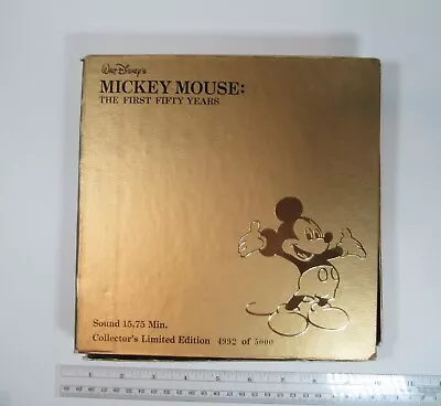 1978 Mickey Mouse 50th Birthday Super 8mm Film 1930's Steamboat Willie Disney • $25