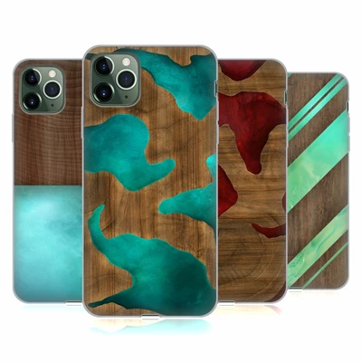 OFFICIAL ALYN SPILLER WOOD & RESIN SOFT GEL CASE FOR APPLE IPHONE PHONES • £17.95