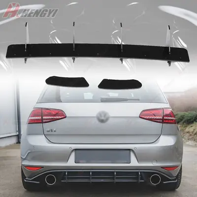 For Volkswagen VW GOLF MK7 GTI Rear Bumper Diffuser Lip 4 Fins Spoiler Splitter • $50.49