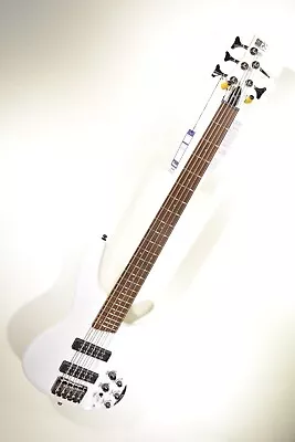 Ibanez SR305E 5-String Electric Bass Guitar White Finish - Pro Setup • $399.99