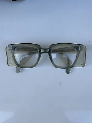 Vintage Wilson Horn Rim Steampunk Safety Glasses 60’s. Willson Safety Glasses • $29.99